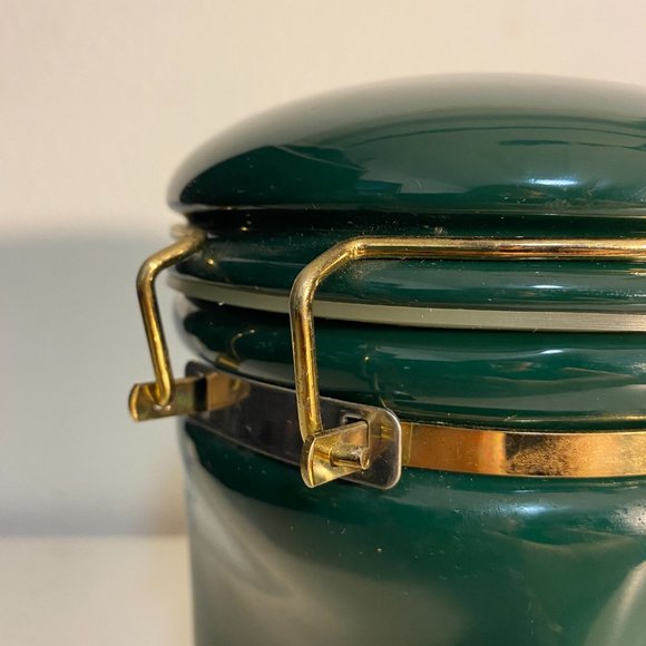 Kitchen Vintage Green Gevalia Kaffe Coffee Canister Poshmark